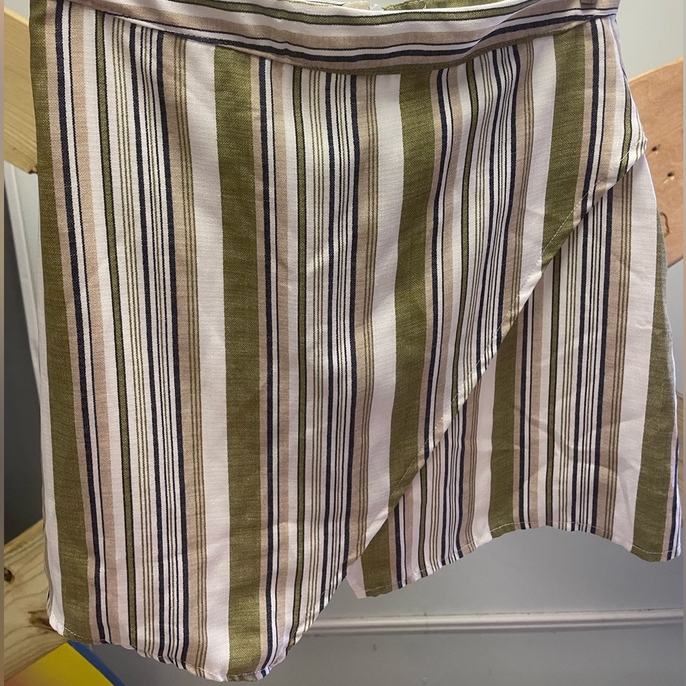 Striped skort